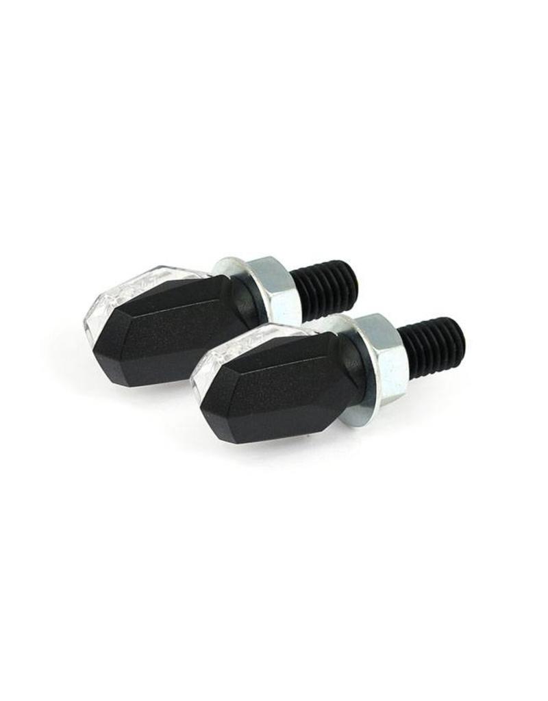 TINY LED TURN SIGNALS, BLACK