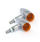 MCS MICRO BULLET LED TURN SIGNALS, CHROME