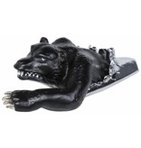 Hunting Bear Ornament Black-Chrome