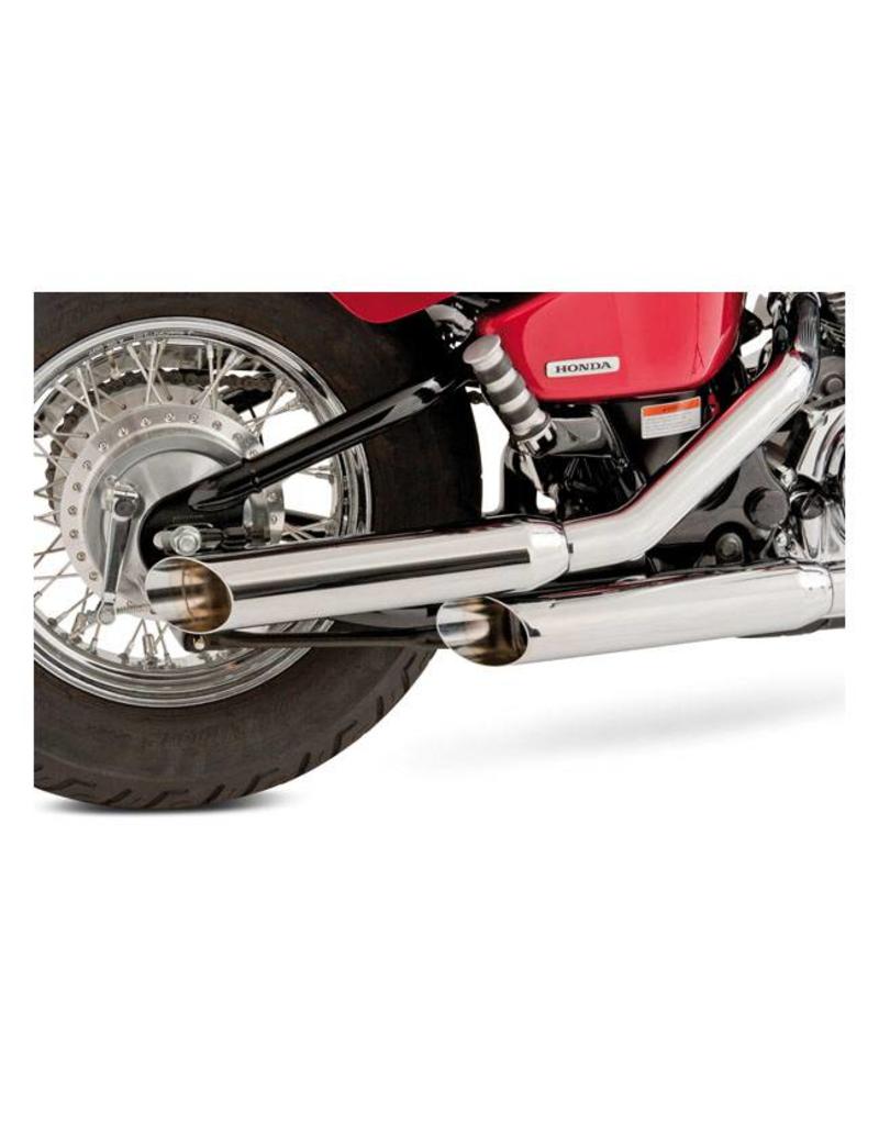 V&H EXHAUST SLASH CUT CRUZERS HONDA VT600