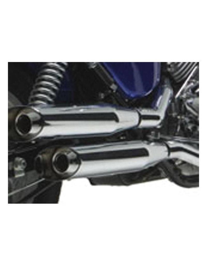 VANCE & HINES V&H EXHAUST CLASSIC II SLIP-ONS CHR - 94-03 HONDA VF750 MAGNA