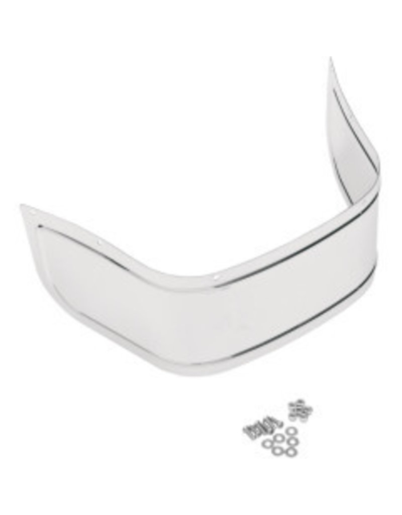 KURYAKYN FRONT FENDER CHROME SKIRT PLAIN