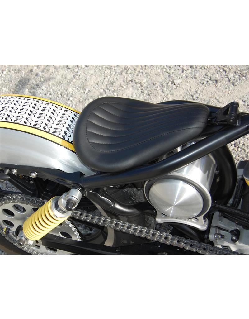 Biltwell SOLO ZADEL THINLINE ZWART - TUCK N ROLL