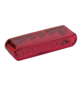 MCS LED TAILLIGHT SHORTY, RED LENS
