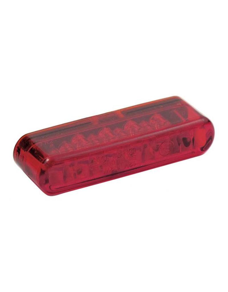 MCS LED TAILLIGHT SHORTY, RED LENS