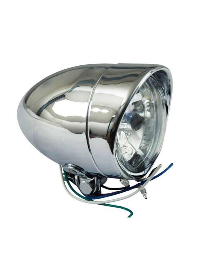 MCS T-BONE KOPLAMP STRETCHED DIAMOND H4 - ROND 10 CM  - MET VISOR - Copy