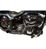 TRASK Trask - FULL EXHAUST SYSTEM POWDER-COATED|BLACK ALUMINUM|STEEL