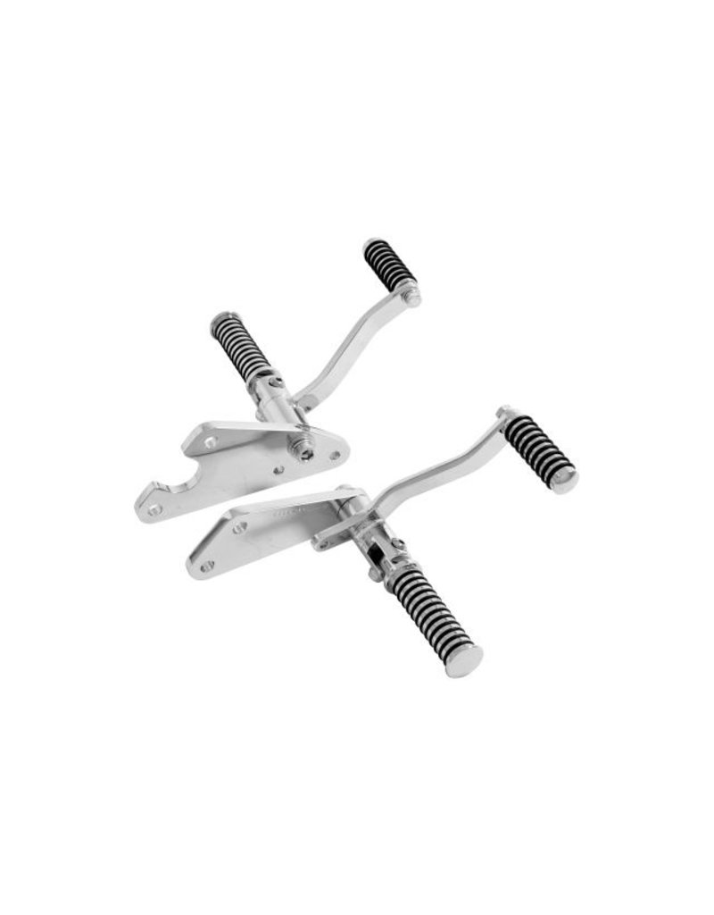 Forward controls Classic Smooth 10 cm PRD CUSTOMS De voor