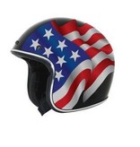 AFX HELMET FX76 FLAG BLK