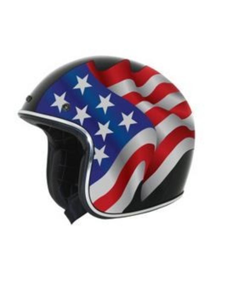 AFX HELMET FX76 FLAG BLK