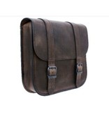 Swingarm Bag Straight Softail Brown