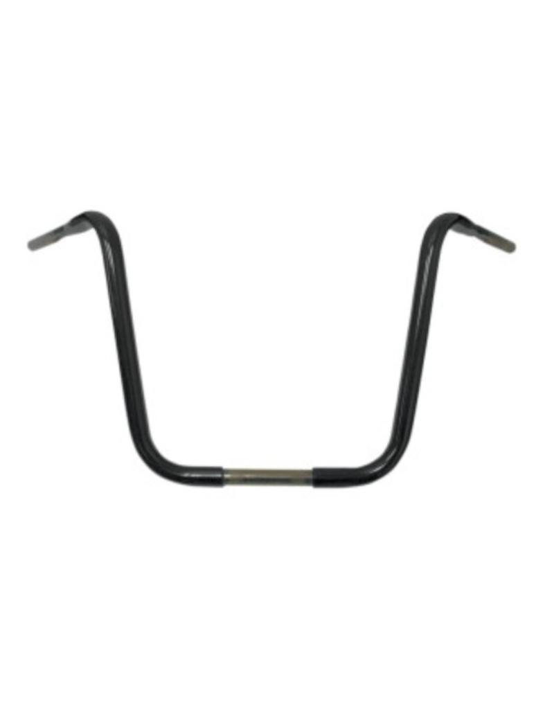 32 MM BUFFALO APE HANGER 16 INCH ZWART