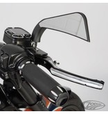 Avenger Mirrors Zwart met Leds (Set)