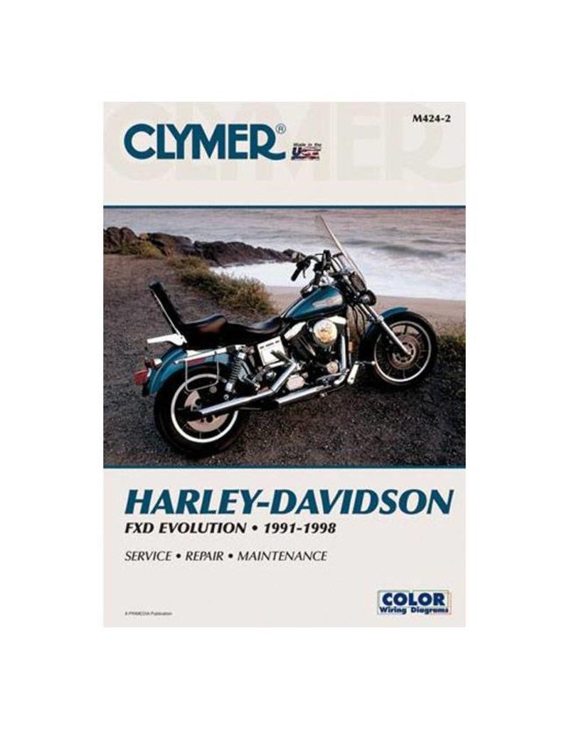 CLYMER SERVICE MANUAL 91-98 DYNA MODELS