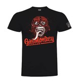 GAS MONKEY GMG T-SHIRT MONKEY GOGGLES BLACK