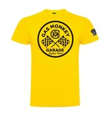 GAS MONKEY GMG T-SHIRT ROUND LOGO YELLOW