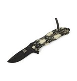 KNIFE SKULL & CLIP BLACK IVORY