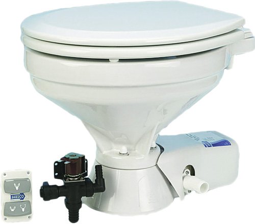Jabsco Toilette mit Elektropumpe Tank Regular