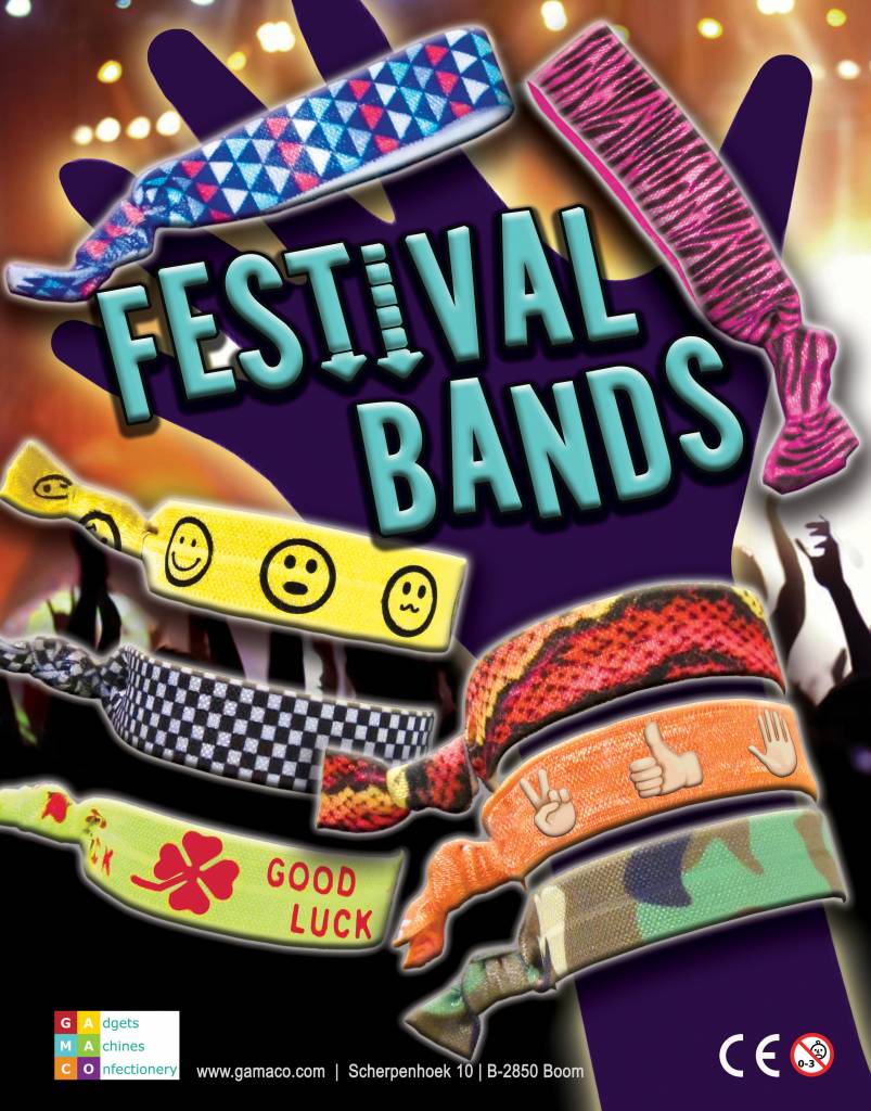 Festival bracelets par 24 pcs