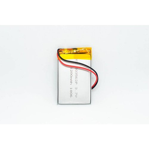 Lithium Ion Polymer Battery 1.2 Ah Lithium Ion Polymer Battery 1.2 Ah