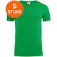 T-shirt pakket v-hals Printer 5 pack