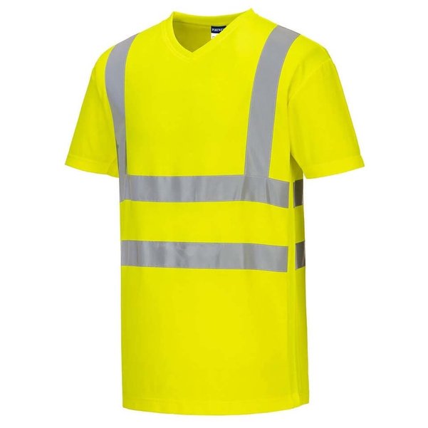 High-visibility t-shirt v-hals S179