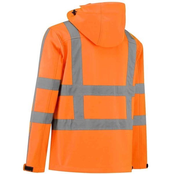 RWS Softshell jas high-visibility oranje