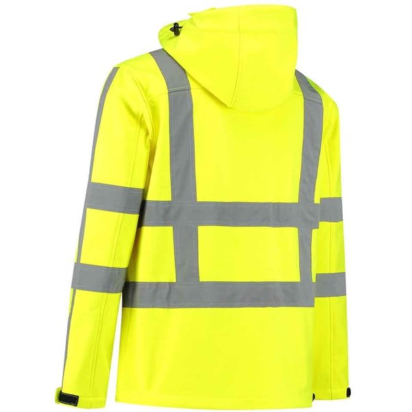 RWS Softshell jas high-visibility geel