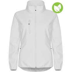 Dames softshell jas Clique wit Classic