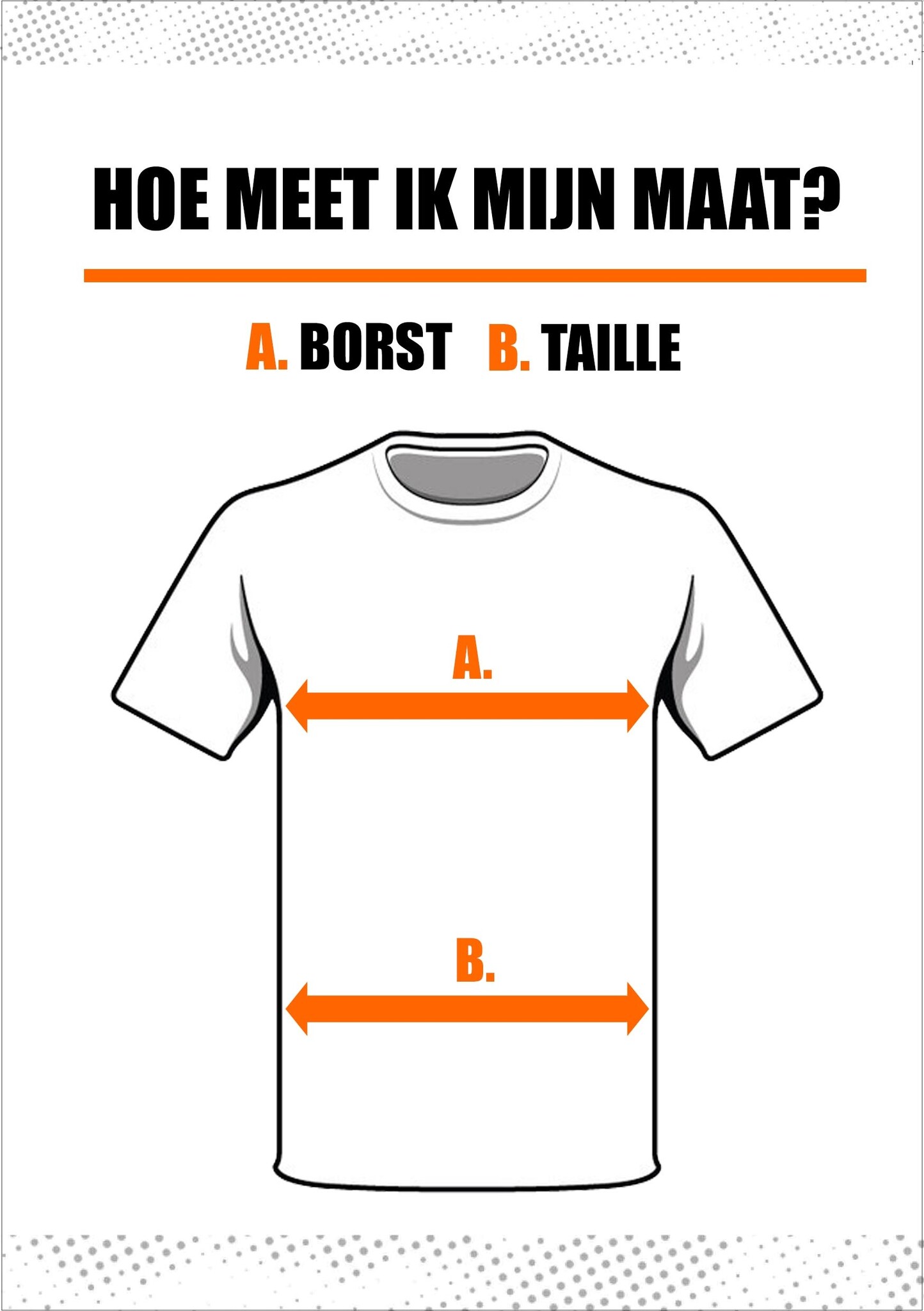 Wat is mijn maat bovenkleding?