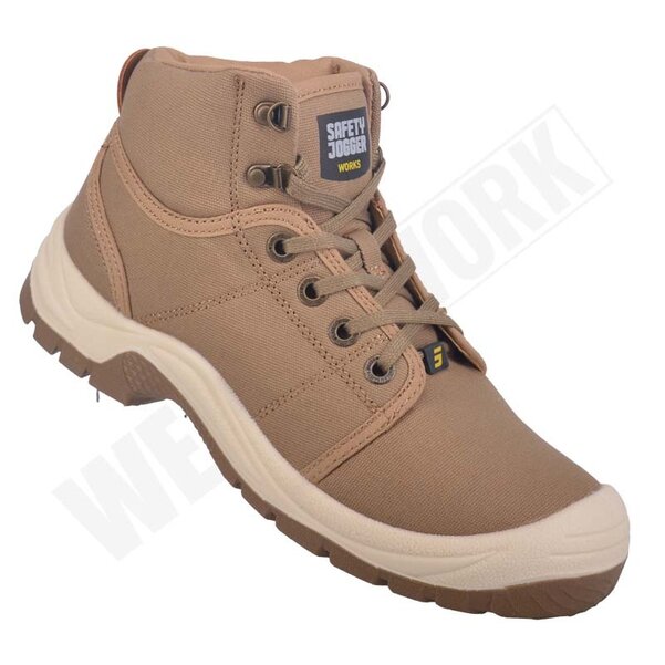 Safety Jogger werkschoenen S1P SRC Desert Khaky