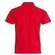 Kinder poloshirt Clique basic rood