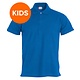 Kinder poloshirt Clique basic blauw