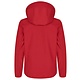 Kinder softshell jas Clique classic rood