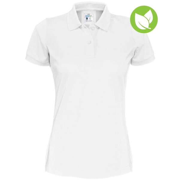 Cottover poloshirt dames wit