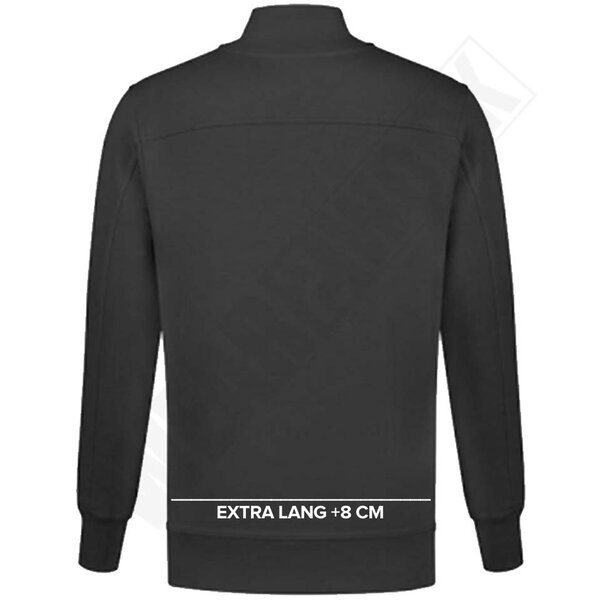 Zipneck sweater extra lang Santino Roswell+