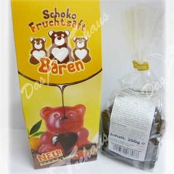 Schoko-Fruchtsaftbärchen, 200 g
