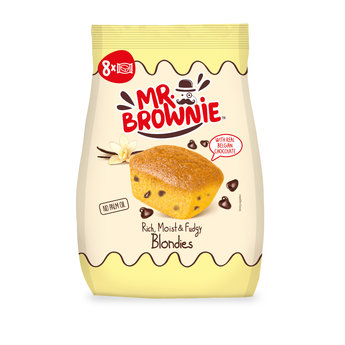 Mr. Brownie – Blondies with Chocolate Chips 200g