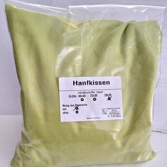 Hanfnuss- Schalen- Kissen