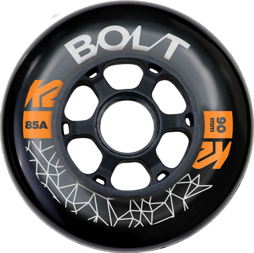 K2 Bolt 90mm Inline Skate Wheels 8Pack Winnersport.nl