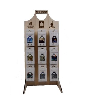 Ecozz Ecozz Wooden counter display Ecozz Ecozz Wooden counter display