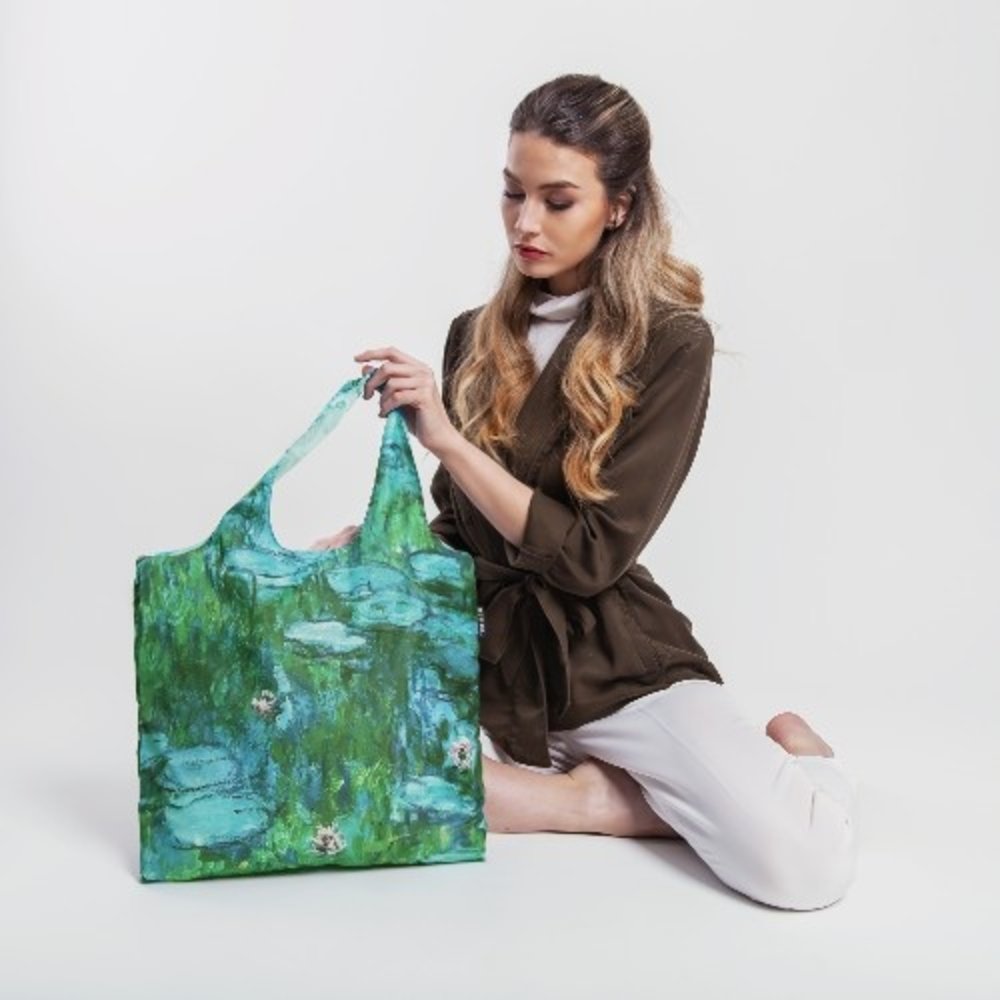 Water Lilies Recycled Bag | Claude Monet I Recycled Bags Online | LOQI