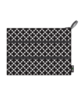 Ecozz Zip Pocket Squares Black Ecozz Zip Pocket Squares Black
