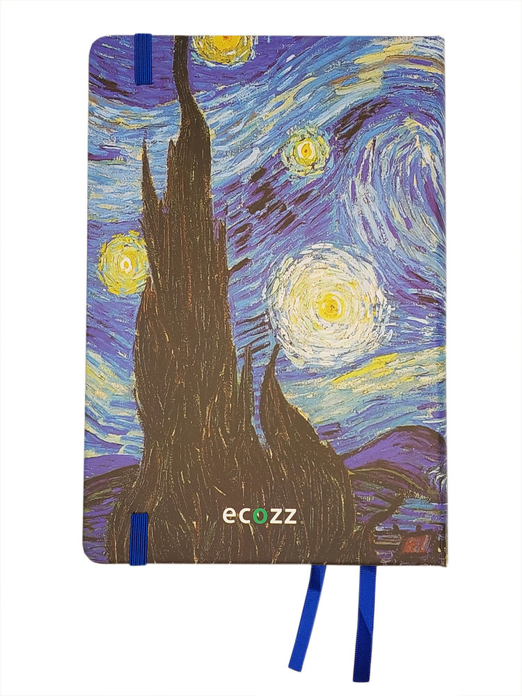 Ecozz Notebook A5 The Starry Night - Vincent van Gogh