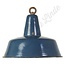 Industriële bauhaus lamp "Petrol" - emaillen hanglamp