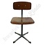Kinder schoolstoel bruin