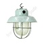 Stoere vintage kooilamp 'Baby grey'