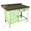 Stoere industriële werkbank 'Green Gruba'
