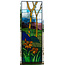 144 x 48 cm - Glas in lood raam Indonesië No. 3