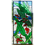 106,5 x 46,5 cm - Glas in lood raam Indonesië No. 7